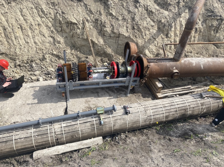 Carrying out diagnostics of the oil pipeline on the object: "Overhaul of the 1st stage of the linear part of the Brody-State Border oil pipeline with replacement of the Du500 pipe on the section 37.3-km63.5".