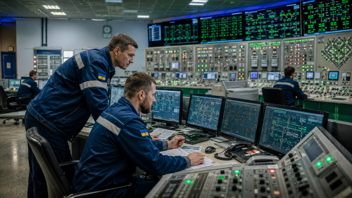 Фахівці контролюють стан систем Запорізької атомної електростанції.