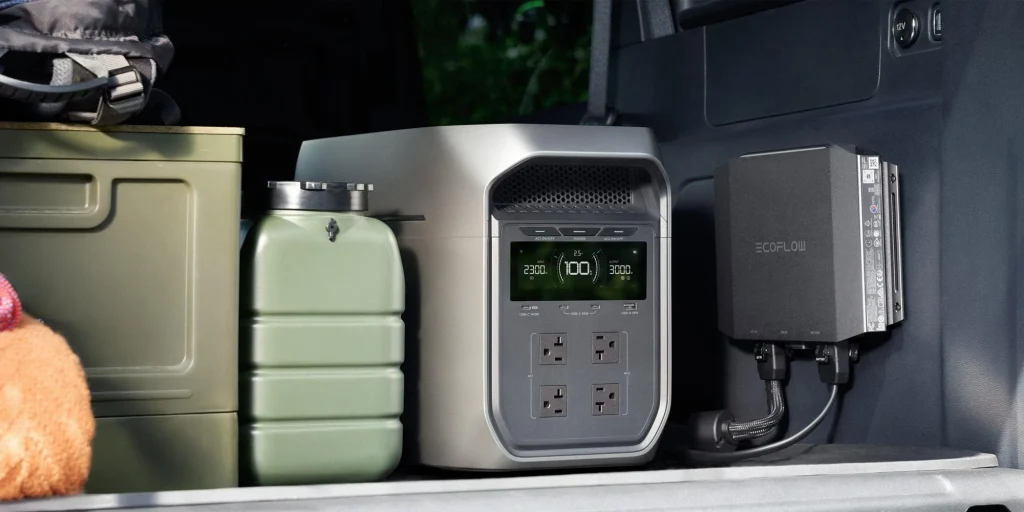 EcoFlow DELTA 3 Max Plus: найтоповіша станція з високою вихідною потужністю, здатна заживити практично будь-який прилад у будинку (від чайника до пральної машини) та розширити ємність додатковими батареями.