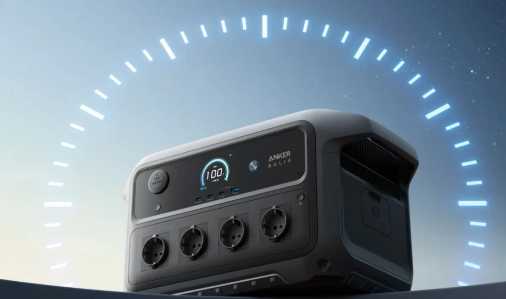 Anker SOLIX C2000 Gen 2: потужна флагманська станція другого покоління з високим ресурсом циклів та інформативним дисплеєм.